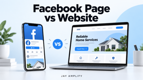 Facebook page vs website